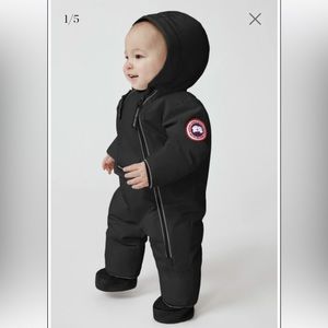 Canada Goose Baby Lamb Snowsuit in Navy - Size 18-24M